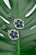 Jewellery image with blue gems for accessories page